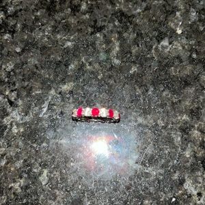 Eternity Band Ruby & Diamonique 925